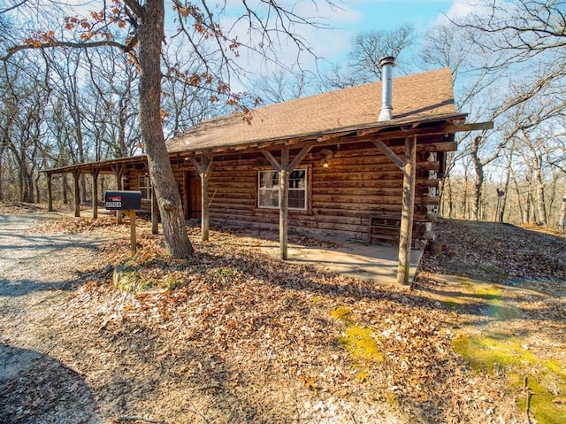 view of rear view of house