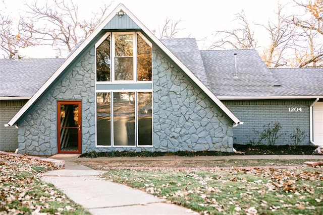 view of rear view of property