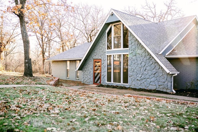 view of back of property