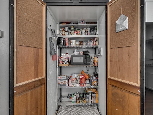 view of pantry