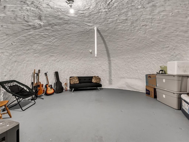 miscellaneous room featuring concrete floors