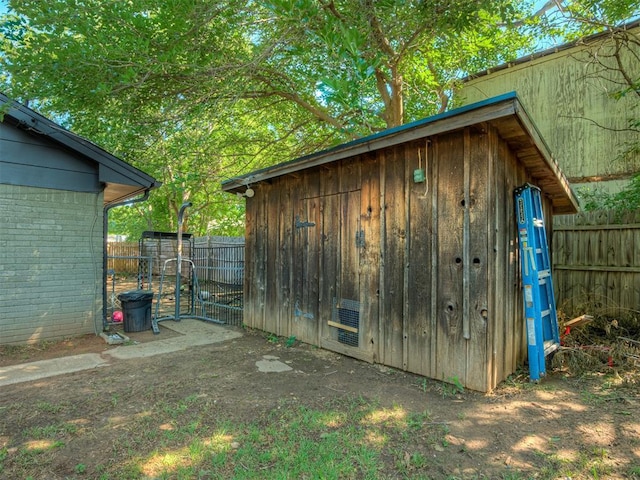 view of outbuilding