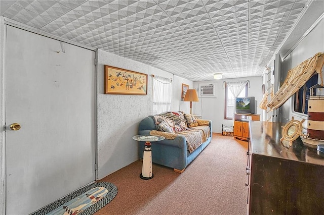 interior space featuring a wall unit AC