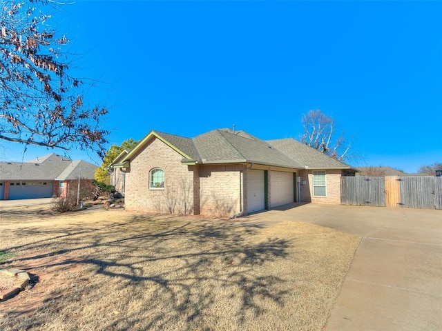 ranch-style house with a garage