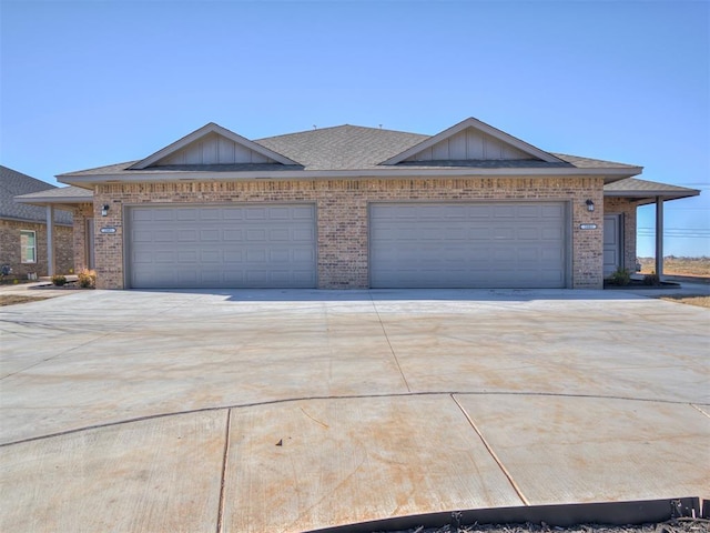 ranch-style house with a garage