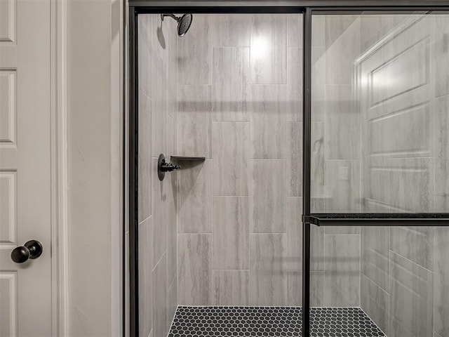 bathroom with walk in shower