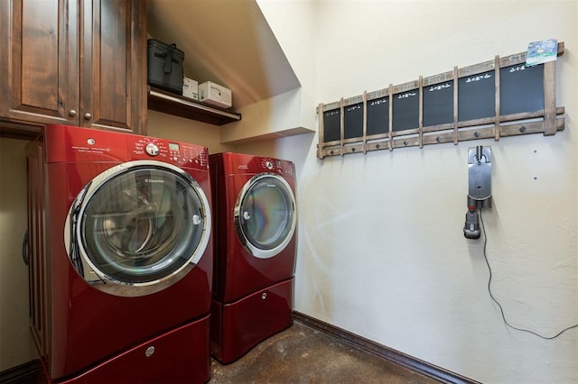 washroom featuring separate washer and dryer