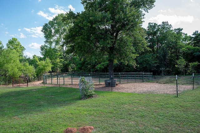 view of property's community featuring a rural view