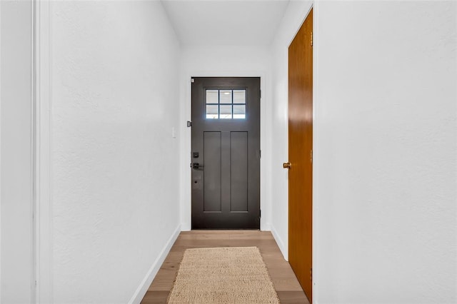 entryway featuring hardwood / wood-style floors