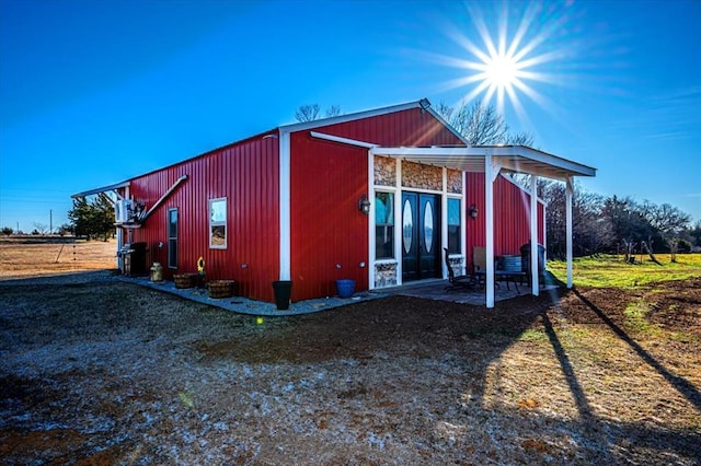 view of outbuilding