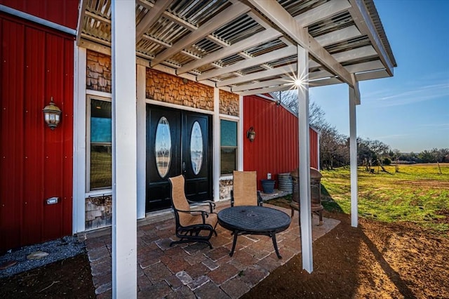view of patio