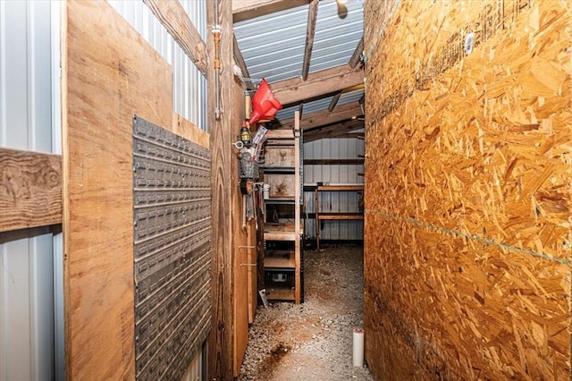 view of storage