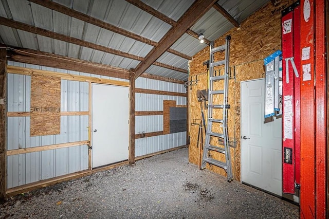 view of storage
