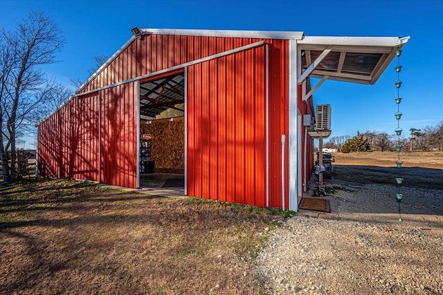 view of outbuilding