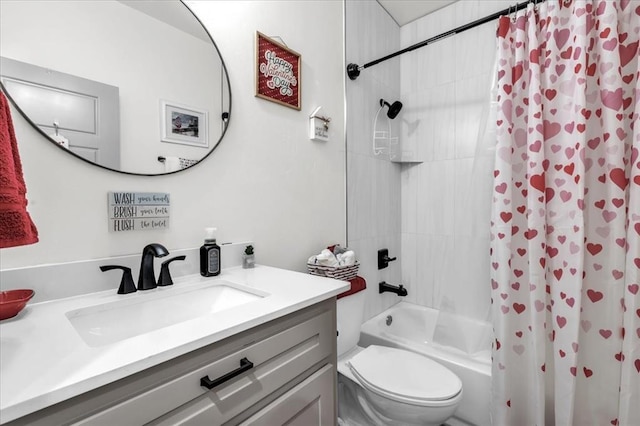 1305 Katelyn Ct, Yukon, OK 73099 - full bathroom with vanity and shower / tub combo