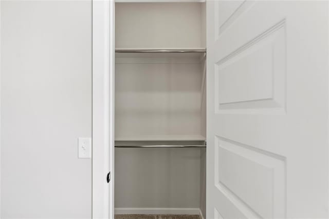 view of closet