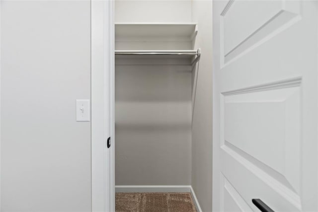 view of closet