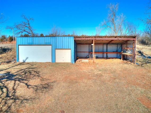 view of outdoor structure