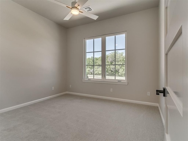 2408 Lazio Way, Edmond, OK 73034 - unfurnished room with carpet floors and a ceiling fan