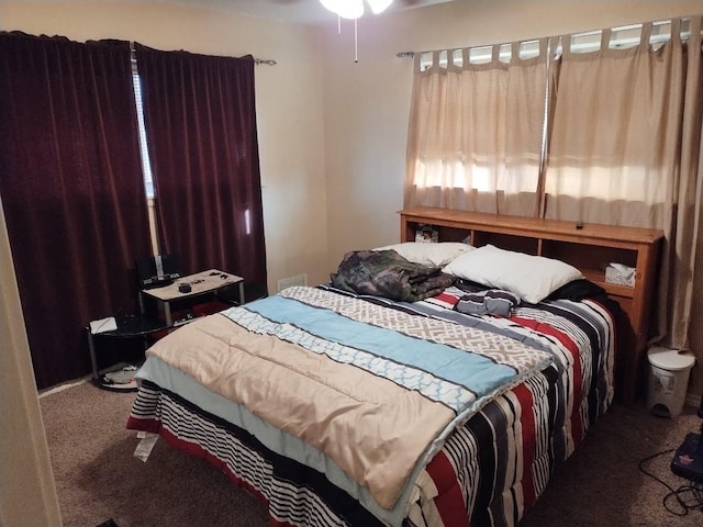 bedroom with carpet flooring