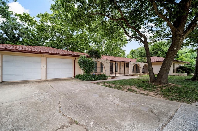 view of ranch-style house