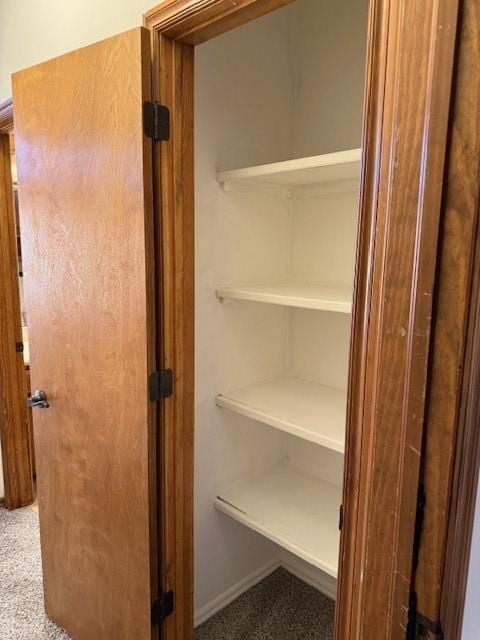 view of closet