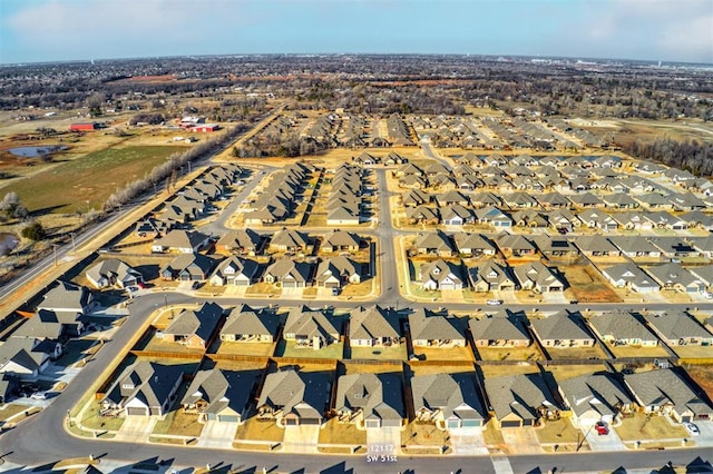 birds eye view of property featuring a residential view