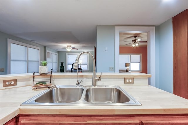 kitchen featuring sink