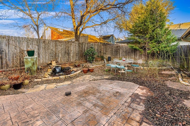 view of patio