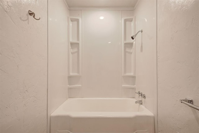 bathroom with shower / bathing tub combination