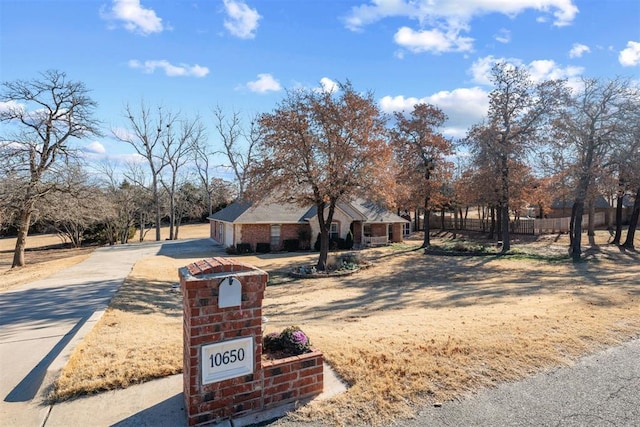 view of front of home