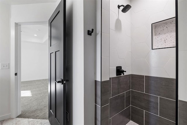202 E Main St, Calumet, OK 73014 - full bath with tiled shower