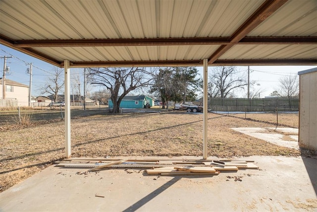 view of yard featuring a patio