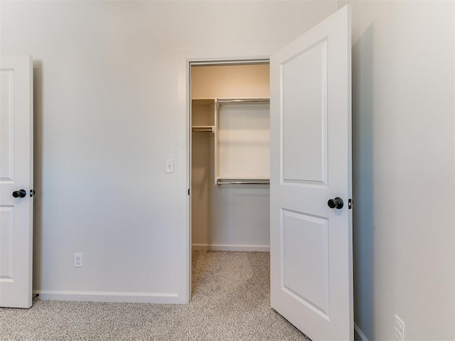 view of closet