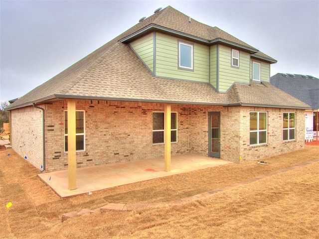 back of house featuring a patio