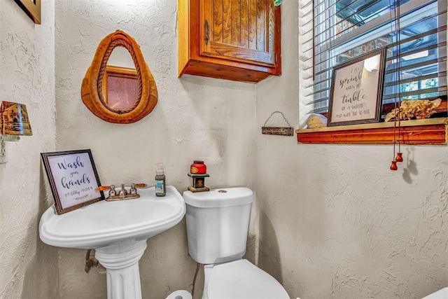 bathroom featuring toilet