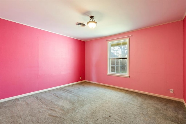 empty room with carpet floors