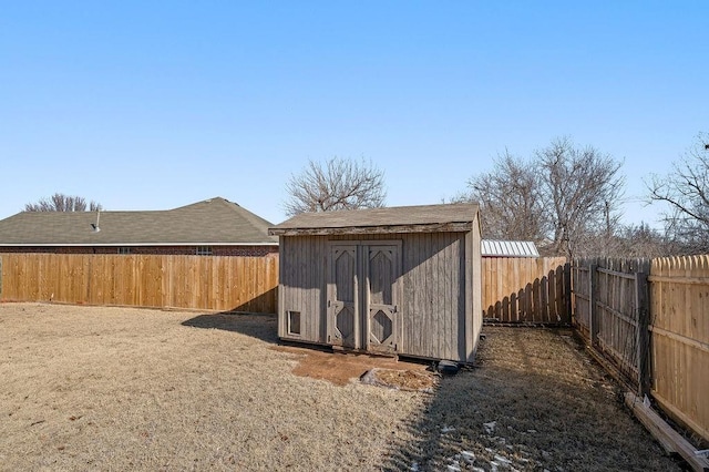 view of outbuilding