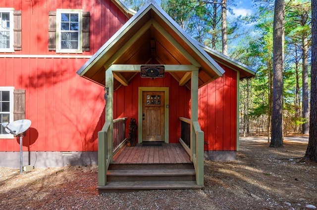 view of entrance to property