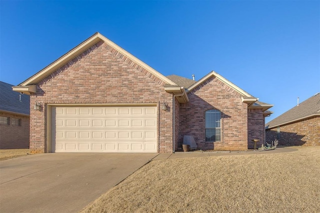 front facade featuring a garage