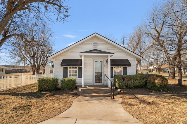 view of bungalow-style house