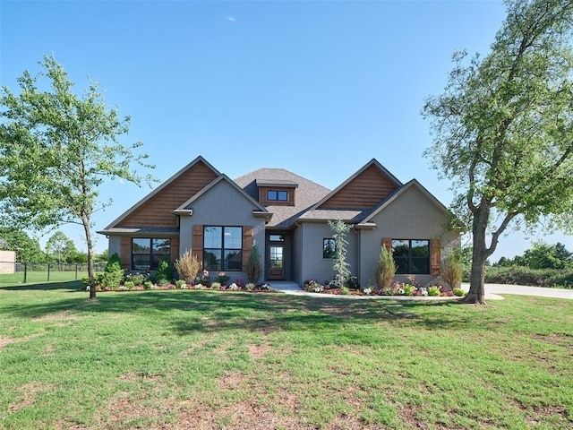 9116 SW 92nd St, Mustang, OK 73064 - craftsman inspired home featuring brick siding