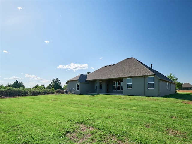 9116 SW 92nd St, Mustang, OK 73064 - back of property with a lawn