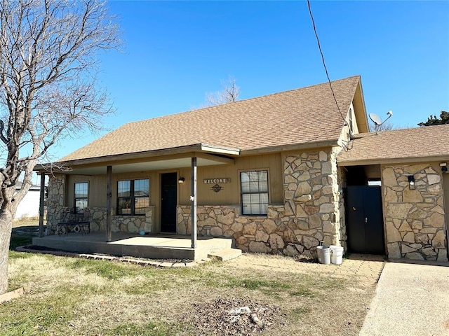 view of back of property