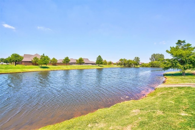 view of water feature