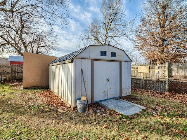 view of outdoor structure