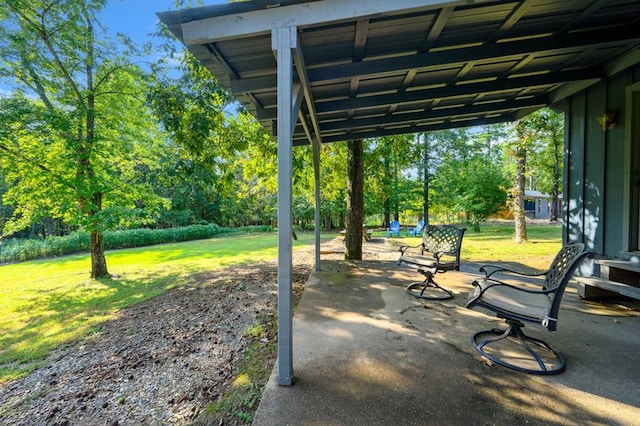 view of patio