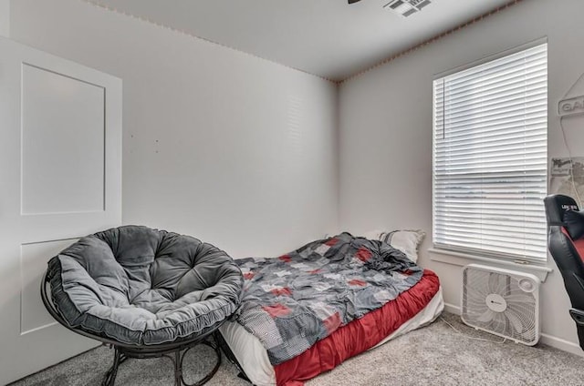 bedroom featuring carpet floors