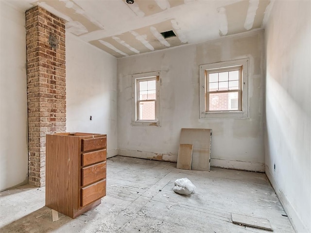 empty room with a wealth of natural light