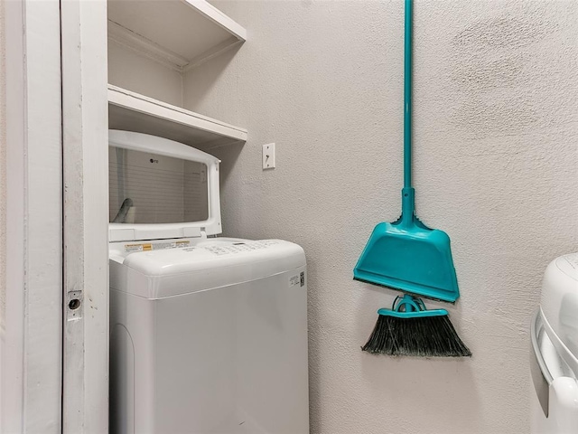 view of laundry room